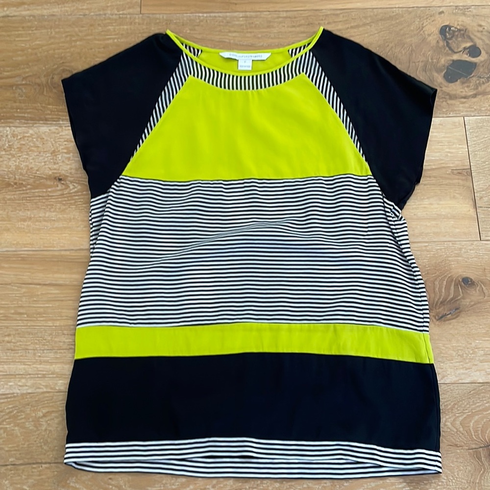 DVF blouse.